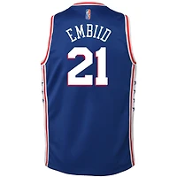 Jeunesse Nike Joel Embiid Royal Philadelphia 76ers 2021/22 Diamond Swingman - Maillot Icon Edition