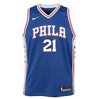 Enfant Nike Joel Embiid Royal Philadelphia 76ers Swingman - Maillot Icon Edition