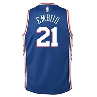 Enfant Nike Joel Embiid Royal Philadelphia 76ers Swingman - Maillot Icon Edition