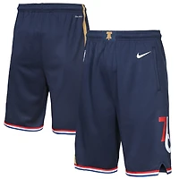 Youth Nike Navy Philadelphia 76ers 2025/26 City Edition Swingman Performance Shorts