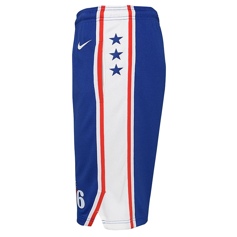 Youth Nike Royal Philadelphia 76ers Swingman Performance Shorts – Icon Edition