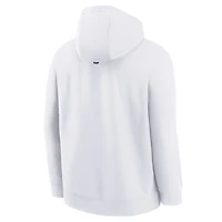 Youth Nike  White Philadelphia 76ers 2024/25 City Edition Club Fleece Pullover Hoodie