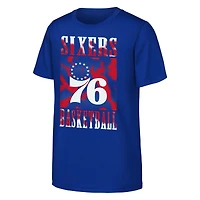 T-shirt pour jeunes Royal Philadelphia 76ers Garage Hero
