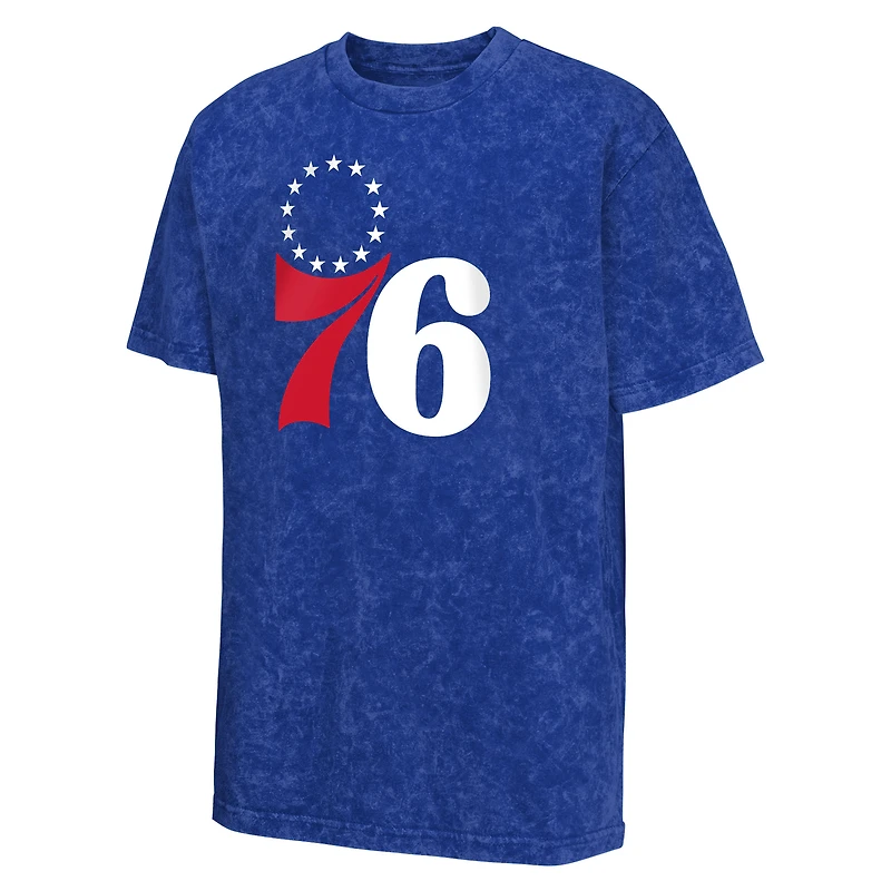Youth  Royal Philadelphia 76ers Rugged Defense T-Shirt