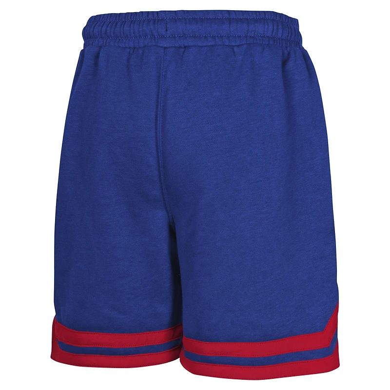 Youth Royal Philadelphia 76ers Teardrop Fleece Shorts
