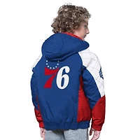 Youth Starter  Royal/Red Philadelphia 76ers All Time Pro Jr. Full-Zip Hoodie Jacket