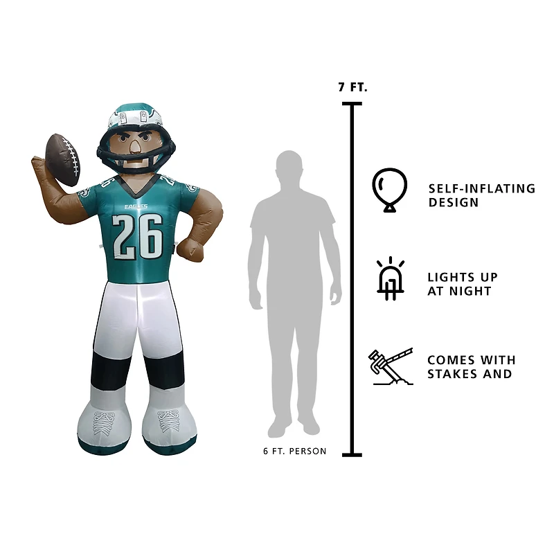 Mascotte gonflable des Philadelphia Eagles