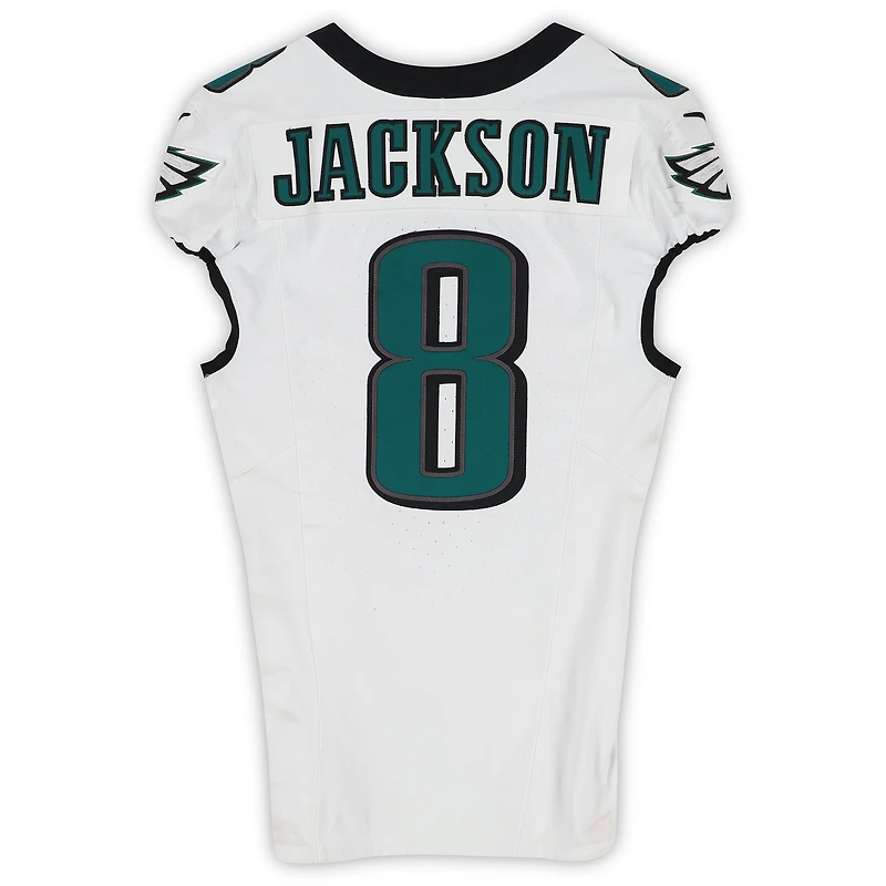 Adoree' Jackson Philadelphia Eagles Game-Used #8 White Jersey vs. Green Bay Packers on November 10, 2025