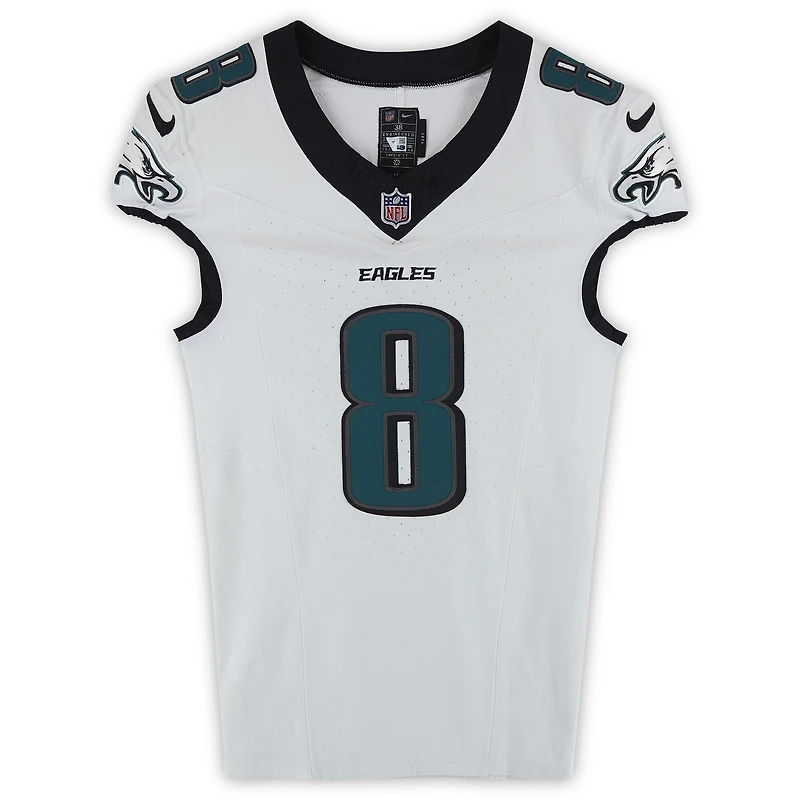 Adoree' Jackson Philadelphia Eagles Game-Used #8 White Jersey vs. Los Angeles Rams on September 21, 2025