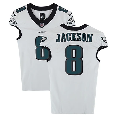 Adoree' Jackson Philadelphia Eagles Game-Used #8 White Jersey vs. Los Angeles Rams on September 21, 2025