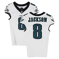 Adoree' Jackson Philadelphia Eagles Game-Used #8 White Jersey vs. New York Giants on October 9, 2025