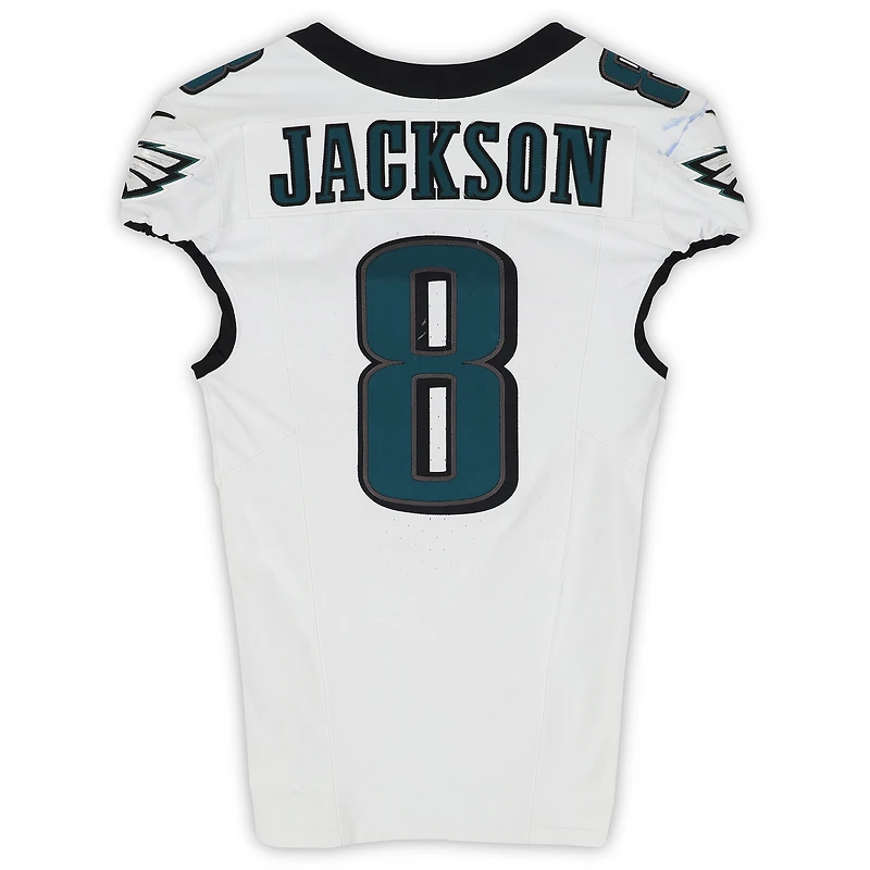 Adoree' Jackson Philadelphia Eagles Game-Used #8 White Jersey vs. New York Giants on October 9, 2025