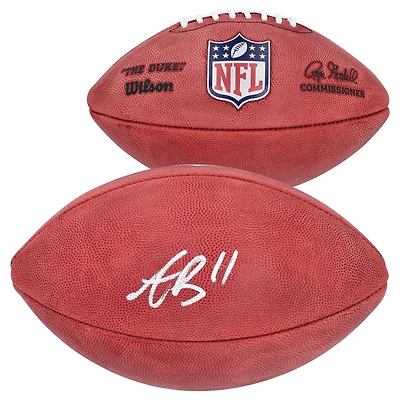 Ballon de football en couleur autographié par A.J. Brown des Philadelphia Eagles