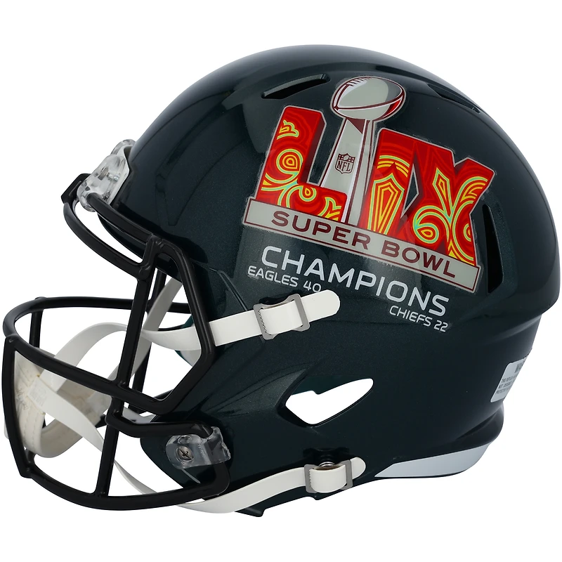 A.J. Brown Philadelphia Eagles Autographed Riddell Super Bowl LIX Champions Speed Replica Helmet 