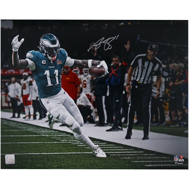 A.J. Brown Philadelphia Eagles Autographed Super Bowl LIX Champions 16" x 20" Photograph