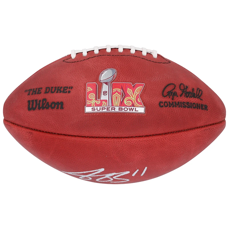 A.J. Brown Philadelphia Eagles Autographed Super Bowl LIX Wilson Duke Football