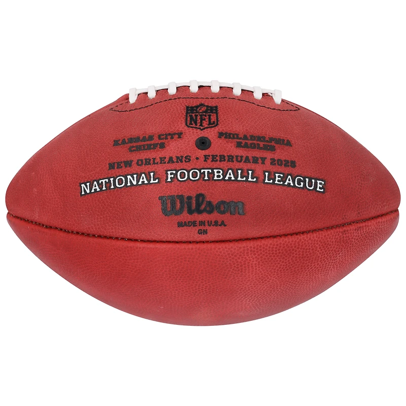 A.J. Brown Philadelphia Eagles Autographed Super Bowl LIX Wilson Duke Football