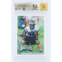 Brandon Graham Philadelphia Eagles Autographed 2010 Topps #172 Beckett Fanatics Witnessed Authenticated 9.5/10 Rookie Card
