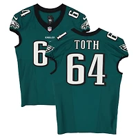 Brett Toth Philadelphia Eagles Game-Used #64 Midnight Green Jersey vs. Tampa Bay Buccaneers on September 28, 2025
