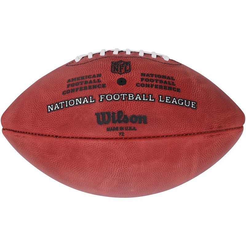 Ballon de football en couleur autographié par Brian Dawkins Philadelphia Eagles Duke