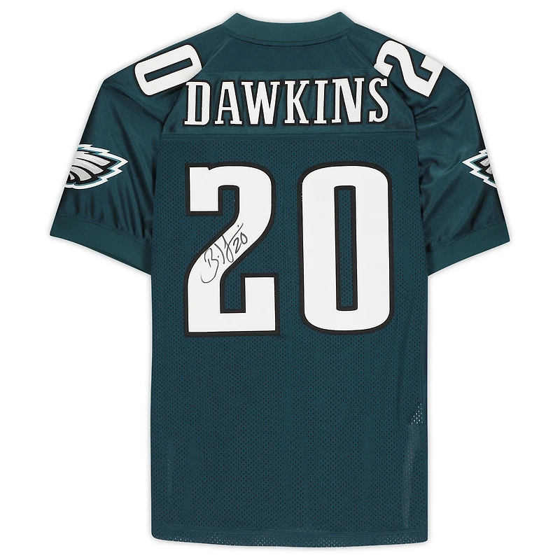Brian Dawkins Philadelphia Eagles Autographed Midnight Green Mitchell & Ness Authentic Jersey