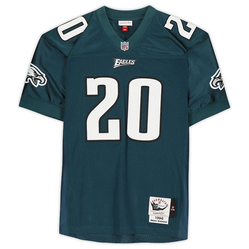 Brian Dawkins Philadelphia Eagles Autographed Midnight Green Mitchell & Ness Authentic Jersey