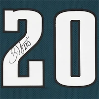 Brian Dawkins Philadelphia Eagles Autographed Midnight Green Mitchell & Ness Authentic Jersey