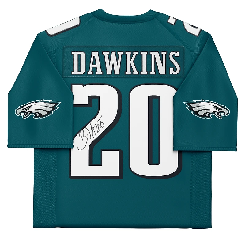 Brian Dawkins Philadelphia Eagles Autographed Midnight Green Mitchell & Ness Authentic Jersey