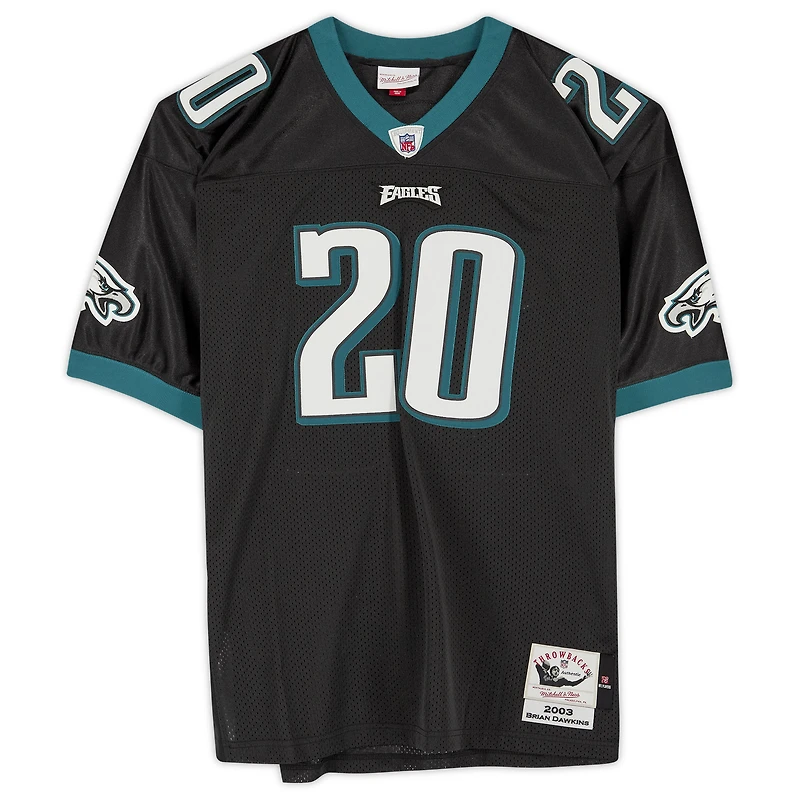 Brian Dawkins Philadelphia Eagles Autographed Mitchell & Ness Black Authentic Jersey