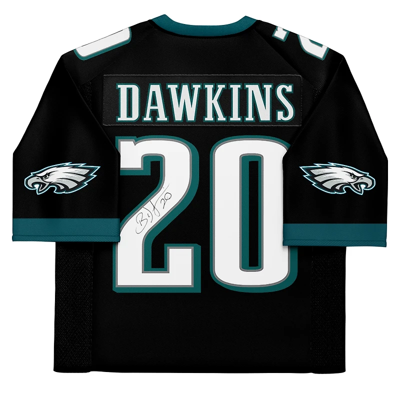 Brian Dawkins Philadelphia Eagles Autographed Mitchell & Ness Black Authentic Jersey