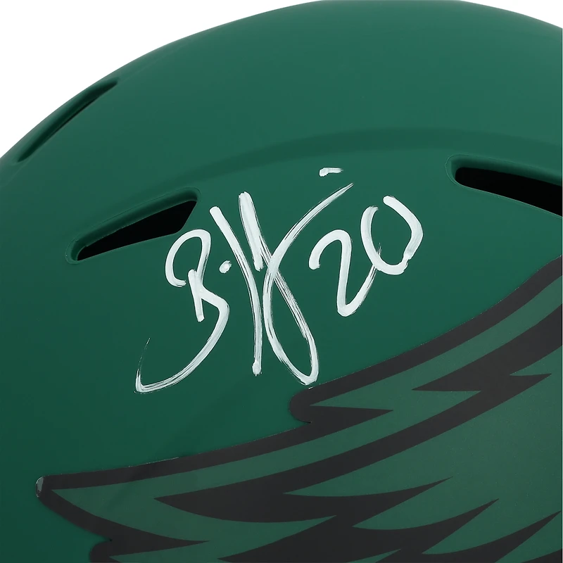 Brian Dawkins Philadelphia Eagles Autographed Riddell Rave Speed Replica Helmet