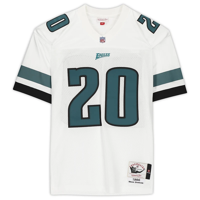 Brian Dawkins Philadelphia Eagles Autographed White Mitchell & Ness Authentic Jersey