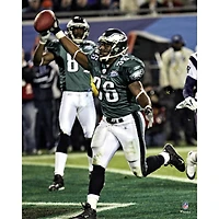 Photographie non signée de célébration du touchdown Brian Westbrook par les Philadelphia Eagles