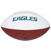 Ballon de football Franklin White Panel autographié par Carli Lloyd des Philadelphia Eagles de l'USWNT avec inscriptions multiples - Édition limitée à 10 exemplaires
