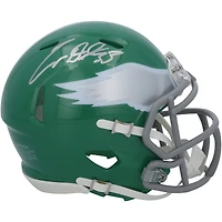 Cooper DeJean Philadelphia Eagles Autographed Alternate Kelly Green Speed Mini Helmet