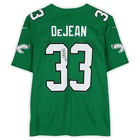 Cooper DeJean Philadelphia Eagles Autographed Kelly Green Nike Limited Jersey