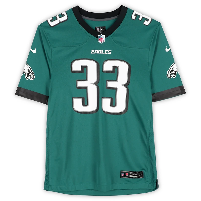 Cooper DeJean Philadelphia Eagles Autographed Midnight Green Nike Game Jersey