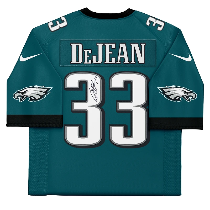Cooper DeJean Philadelphia Eagles Autographed Midnight Green Nike Vapor F.U.S.E. Limited Jersey
