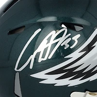 Cooper DeJean Philadelphia Eagles Autographed Riddell OVO Speed Mini Helmet  