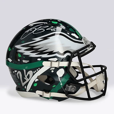 Cooper DeJean Philadelphia Eagles Autographed Riddell Speed Authentic Helmet - Art by King Saladeen - Limited Edition #1/1