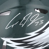 Cooper DeJean Philadelphia Eagles Autographed Riddell Speed Authentic Helmet