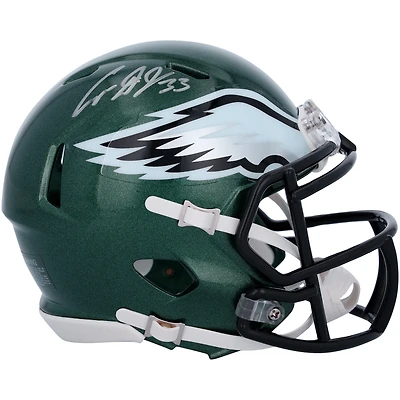 Cooper DeJean Philadelphia Eagles Autographed Riddell Speed Mini Helmet