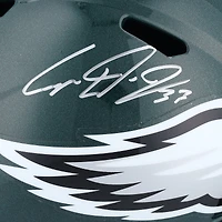 Cooper DeJean Philadelphia Eagles Autographed Riddell Speed Replica Helmet