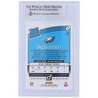 Dallas Goedert Philadelphia Eagles Autographed 2018 Panini Donruss Rated Rookie #347 Beckett Fanatics Witnessed Authenticated Rookie Card