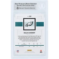 Dallas Goedert Philadelphia Eagles Autographed 2018 Panini Football #329 Beckett Fanatics Witnessed Authenticated Rookie Card