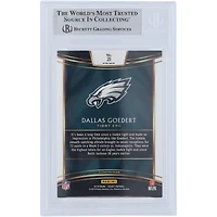 Dallas Goedert Philadelphia Eagles Autographed 2018 Panini Select Silver Prizm #21 Beckett Fanatics Witnessed Authenticated Rookie Card
