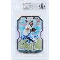 Dallas Goedert Philadelphia Eagles Autographed 2020 Panini Prizms #171 Beckett Fanatics Witnessed Authenticated Card