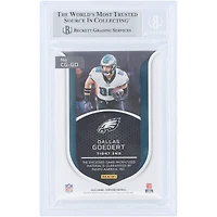 Dallas Goedert Philadelphia Eagles Autographed 2022 Panini Certified Certified Gamers Mirror Pink GU Relic #CG-GD #/125 Beckett Fanatics Witnessed Authenticated Card