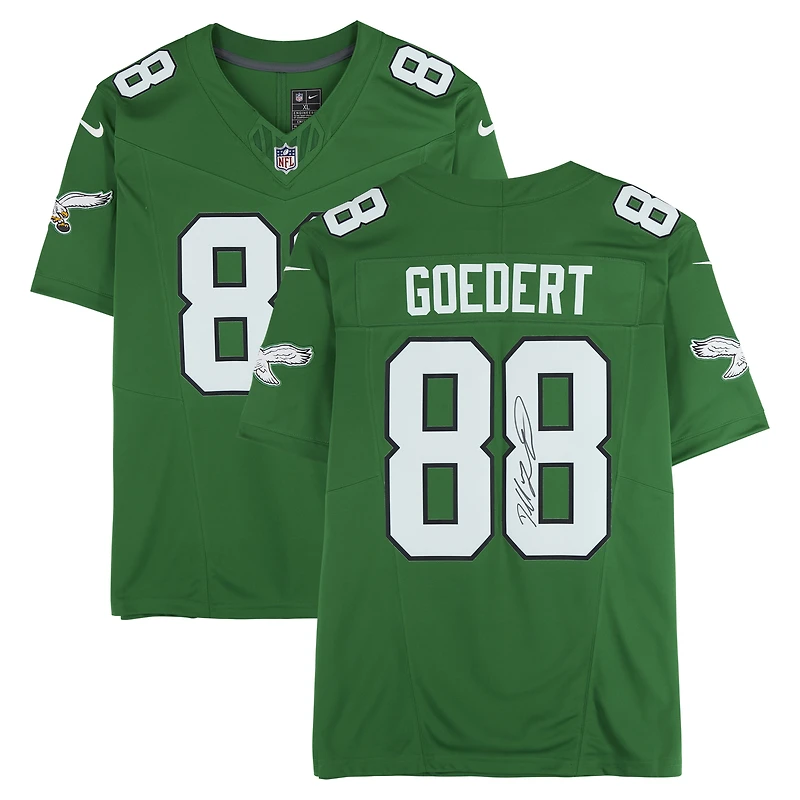 Dallas Goedert Philadelphia Eagles Autographed Kelly Green Nike Vapor F.U.S.E. Limited Jersey