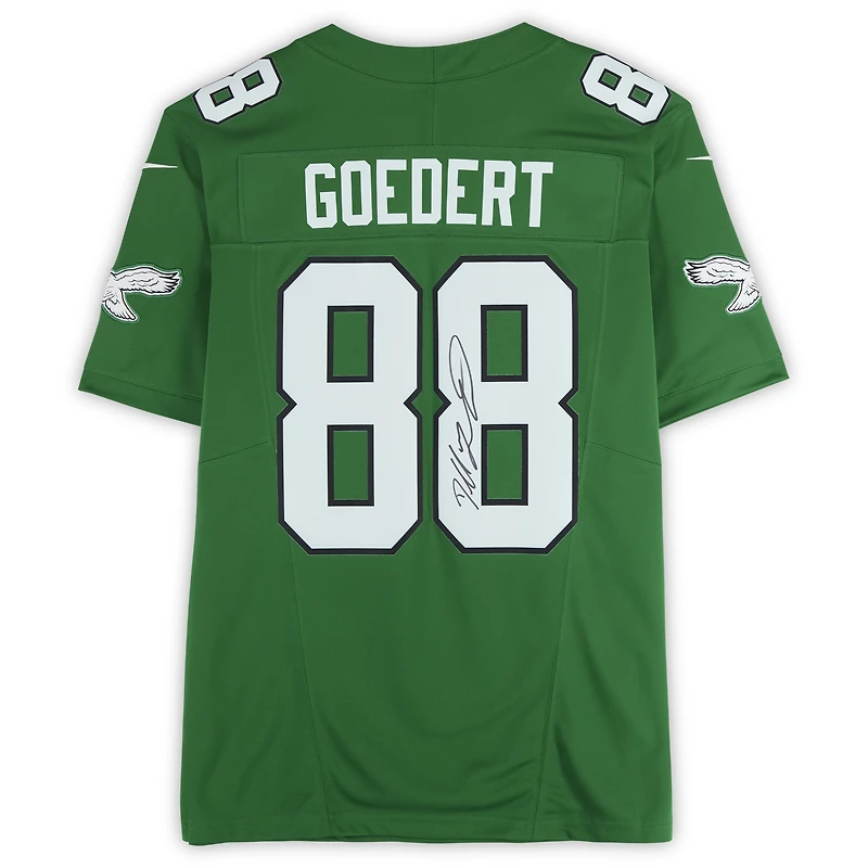 Dallas Goedert Philadelphia Eagles Autographed Kelly Green Nike Vapor F.U.S.E. Limited Jersey